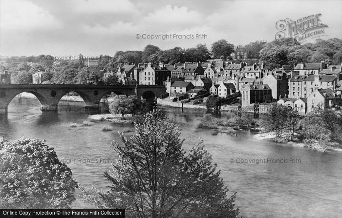 Photo of Perth, Bridge And River Tay From Tay Street c.1930