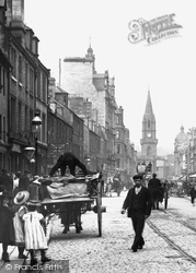 Cart In The High Street 1899, Perth