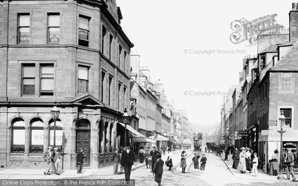 Photo of Perth, High Street From South Methven Street 1899