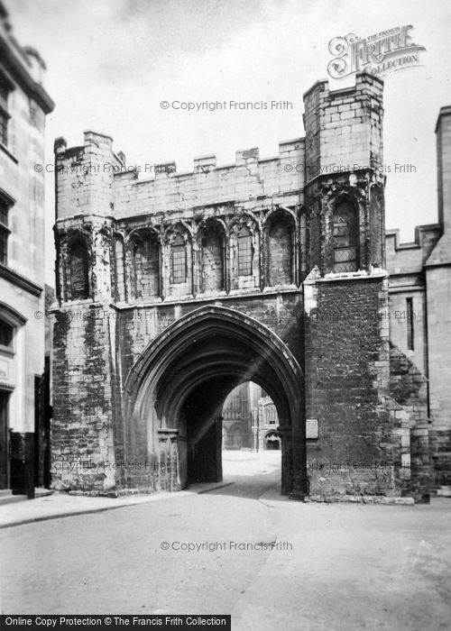 Photo of Peterborough, Cathedral, Ancient Abbey Gate c.1930