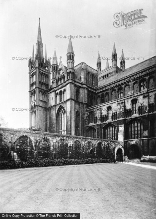 Photo of Peterborough, Cathedral, Ancient Wall (West Cloister) c.1930