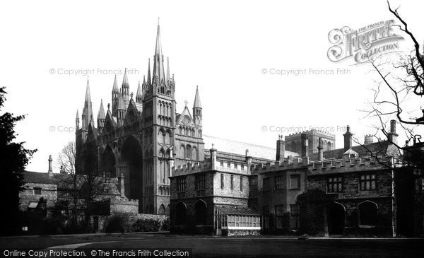 Photo of Peterborough, Cathedral And Bishop's Palace 1890