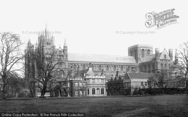 Photo of Peterborough, Cathedral And Bishop's Palace 1890