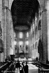 Cathedral, Choir East 1894, Peterborough