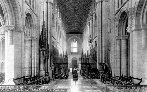 Photo of Peterborough, Cathedral, Choir West 1894