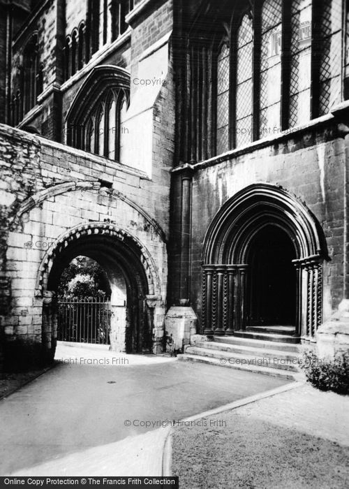 Photo of Peterborough, Cathedral, Cloisters North West c.1930