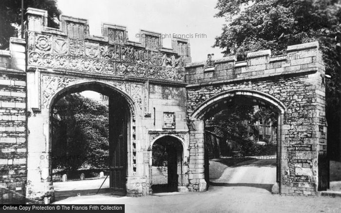 Photo of Peterborough, Cathedral, Deanery Gateway c.1930