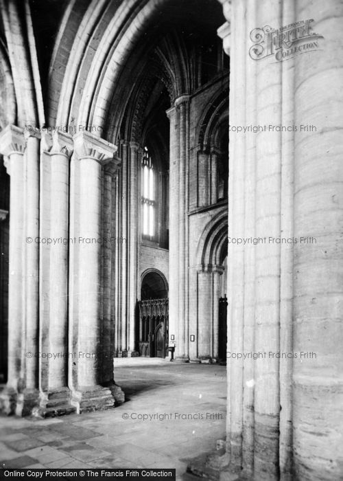 Photo of Peterborough, Cathedral, Interior c.1930
