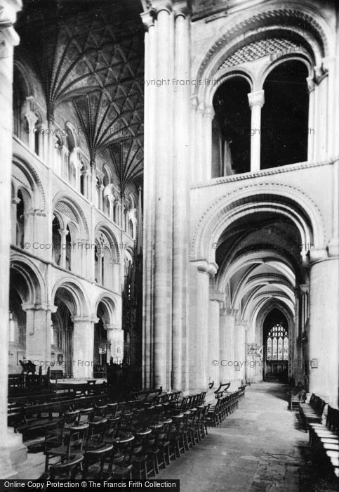 Photo of Peterborough, Cathedral, Interior c.1930