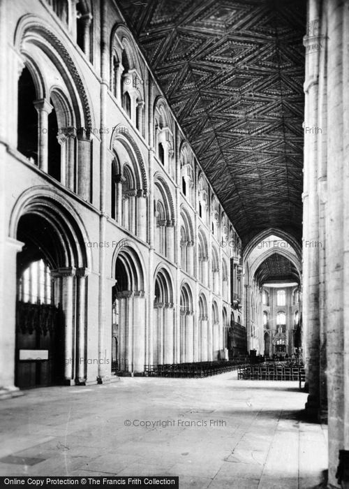 Photo of Peterborough, Cathedral, North Wall And Nave Ceiling c.1930