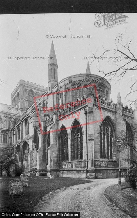 Photo of Peterborough, Cathedral, South East Corner 1890
