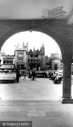 Cathedral Square c.1965, Peterborough