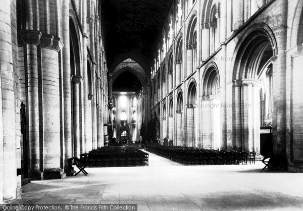Photo of Peterborough, Cathedral, The Nave c.1955
