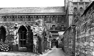 Cathedral, The Slype c.1955, Peterborough