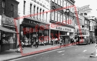 Chain Stores On Bridge Street c.1965, Peterborough