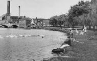 Fishing On The River Nene c.1965, Peterborough