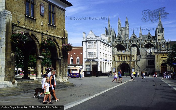 Photo of Peterborough, Guildhall And Cathedral Square 1998