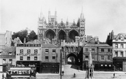 Market Square And Cathedral 1904, Peterborough