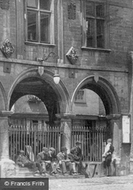 Men On The Guildhall Steps 1904, Peterborough