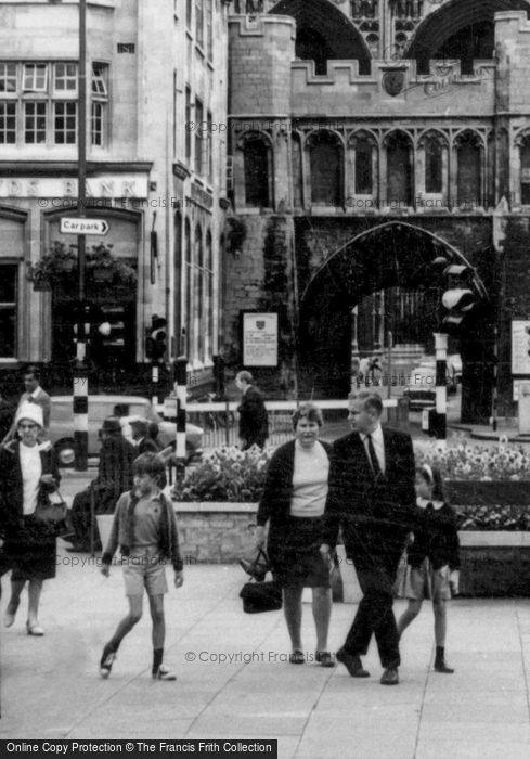 Photo of Peterborough, Out With Family, Cathedral Square c.1965