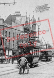 Pushing A Cart Along Tramway 1904, Peterborough