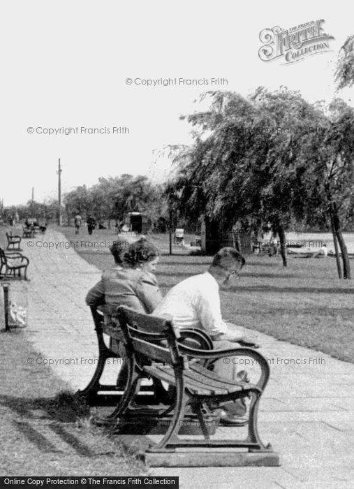 Photo of Peterborough, Sitting On The Bench By The River c.1955