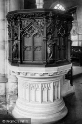 St John's Church Pulpit 1890, Peterborough