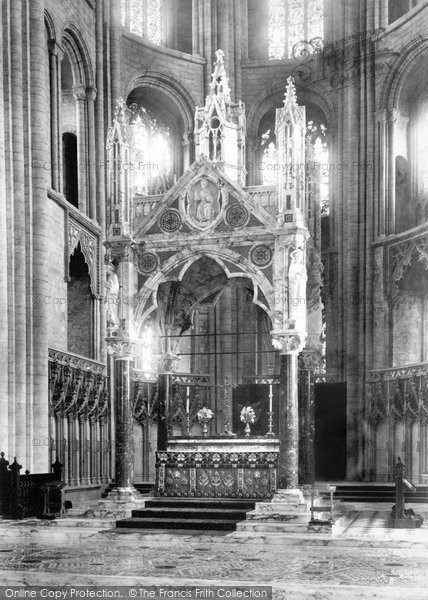 Photo of Peterborough, The Cathedral, The High Altar 1894