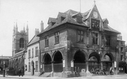 The Guildhall And St John's Church 1904, Peterborough
