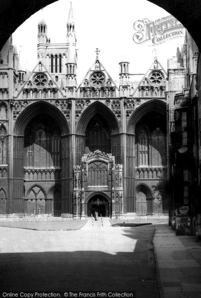 Photo of Peterborough, The Minster c.1955
