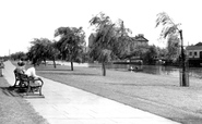 The River Embankment c.1955, Peterborough