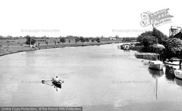 Photo of Peterborough, The River Nene And Embankment c.1955