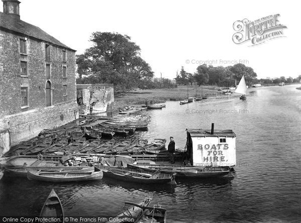 Photo of Peterborough, The River Nene From Bridge 1919