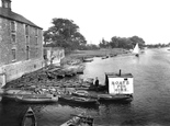 The River Nene From Bridge 1919, Peterborough
