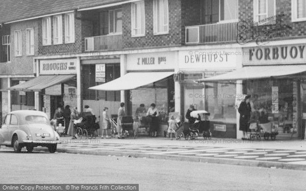 Photo of Peterlee, Yoden Way Shops c.1960