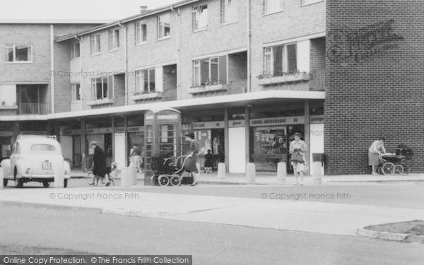 Photo of Peterlee, York Road Shopping Centre c.1960
