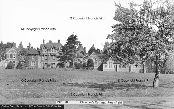 Photo of Petersfield, Churcher's College c.1955