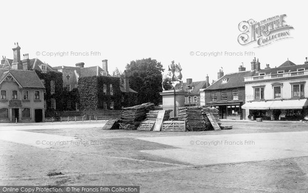 Photo of Petersfield, Market Square 1898