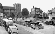 Market Square c.1955, Petersfield