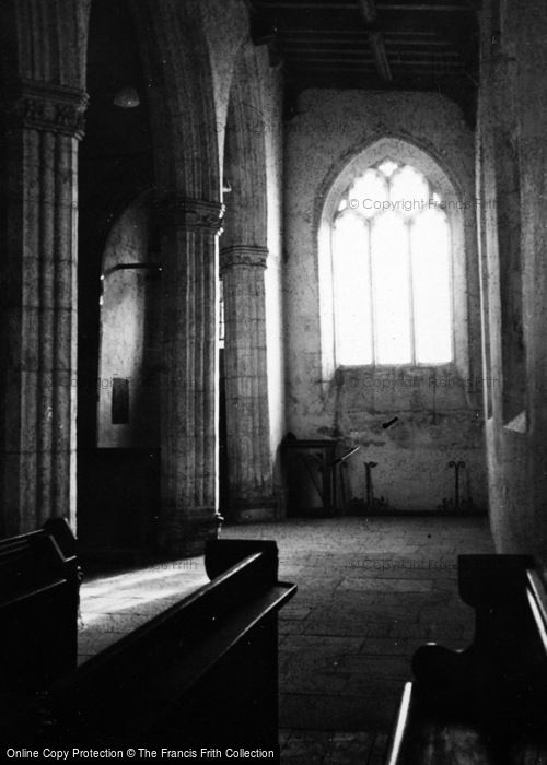 Photo of Peterstone Wentlooge, The Church Interior 1949