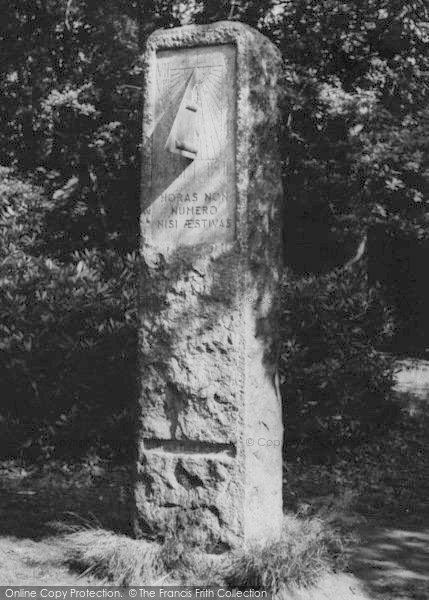 Photo of Petts Wood, William Willett Sundial c.1965