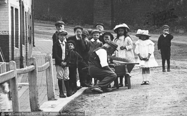Photo of Petworth, Children In North Street 1908