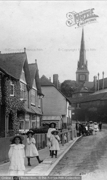 Photo of Petworth, Children In North Street 1908