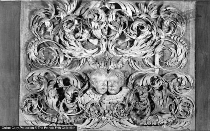 Photo of Petworth, Petworth House, Woodcarving c.1960