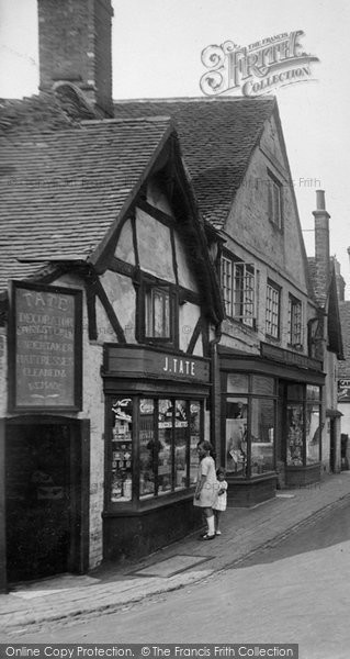 Photo of Petworth, Shop In Saddlers Row 1928