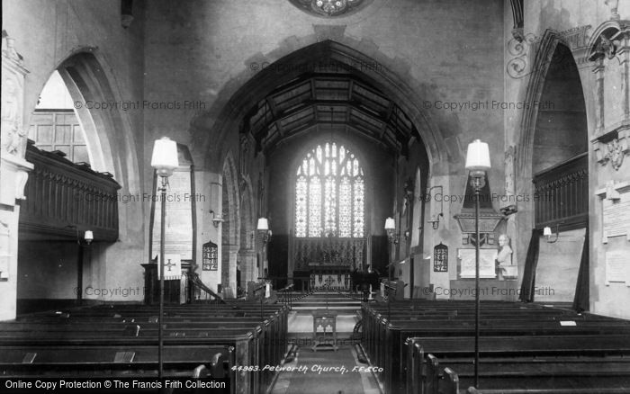 Photo of Petworth, St Mary's Church Interior 1900