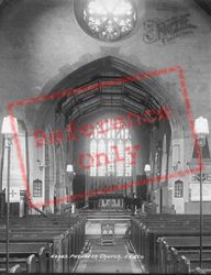 St Mary's Church Interior 1900, Petworth