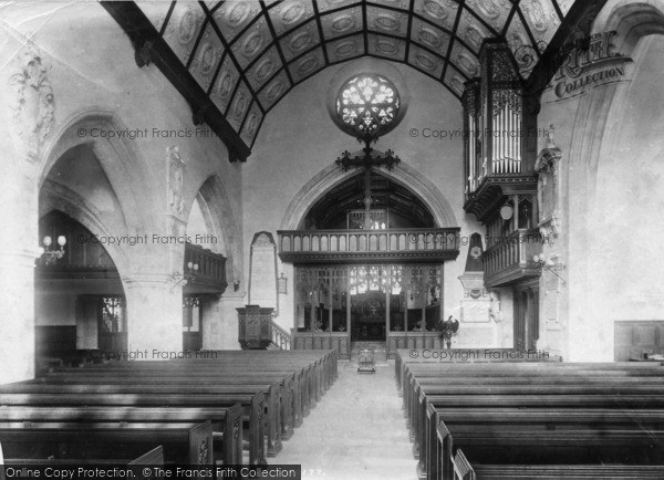 Photo of Petworth, St Mary's Church Interior 1908