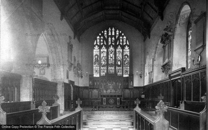 Photo of Petworth, St Mary's Church Interior 1908