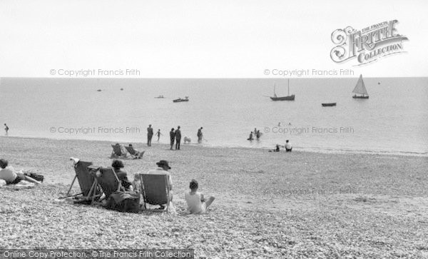 Photo of Pevensey Bay, c.1955